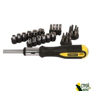 Screwdriver with ratchet and a set of nozzles 29sht 0-54-925 Stanley