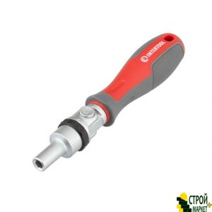 Ratchet screwdriver with cardan and a set of nozzles 21 units VT-3360 Intertool