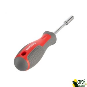 Screwdriver with a magnetic holder for nozzles 1/4 100 mm, Cr-V VT-3300 Intertool