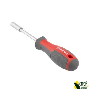 Screwdriver with a magnetic holder for nozzles 1/4 100 mm, with a set of nozzles 15 units VT-3343 Intertool