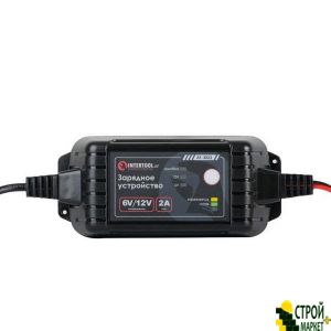 Charger 6 -12V, 2A, 230, chargeable battery capacity and 1.2-60 -h AT-3022 Intertool