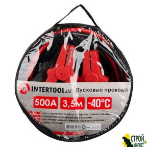 Jump leads 500A 3.5m to -40C, cover AT-3046 Intertool